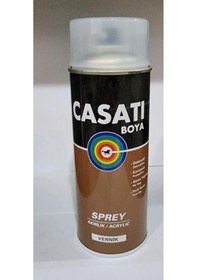 Resim Casati Akrilik Sprey Vernik Şeffaf Mat 400 Ml 