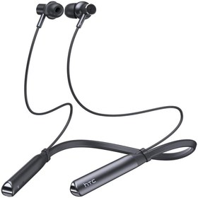 Resim Htc Boyun Bantlı Bluetooth Kulaklık, Manyetik Stereo Kulaklık - Siyah 