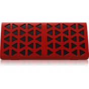Resim New Rixing NR-3021 Tws Içi Boş Üçgen Desen Bluetooth Hoparlör Kırmızı (Yurt Dışından) 