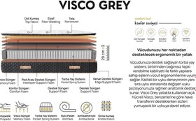 Resim Visco Grey Yatak - 200x200 