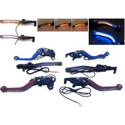 Resim Gear5 Spor Manet Sinyal Ve Park Modüllü Mavi - Cf Moto Nk 250,sr 250 