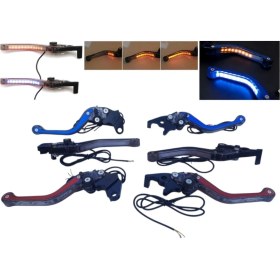 Resim Gear5 Spor Manet Sinyal Ve Park Modüllü Mavi - Cf Moto Nk 250,sr 250 