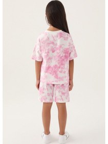 Resim U.S. Polo Assn. Us Polo Kız Çocuk Krem Bermuda Pijama Takım1819 001 