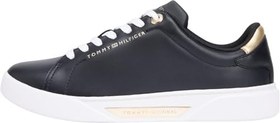 Resim Leather Patent Kadın Platform Topuklu Sneaker 