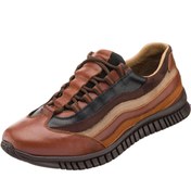Resim Costo Shoes 45 - 46 - 47 - 48 -49 - 50 Amex Fındık Büyük Numara Dana Derisi Rahat Geniş Kalıp Erkek Vip Spor Ayakkabı 