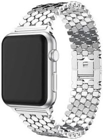 Resim PSR aksesuar Gümüş Kordon KRD-30 Metal Strap Kayış CNS- Gümüş Watch Ultra 49mm ile uyumlu 