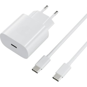 Resim Forzacase Apple iPhone 15 - 16 Serisi ile Uyumlu Hızlı Şarj Destekli 25W Type-C To Type-C Şarj Cihazı Seti - FC1026 