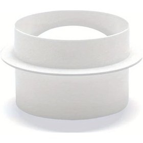 Resim Topnotch 80mm Plastik Hava Kanalı Çekvalf - Geri Tepme Emniyeti - Ev Havalandırma 