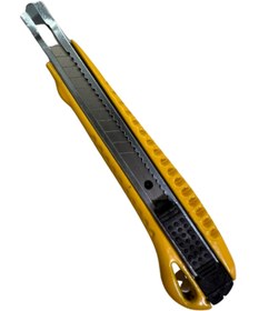 Resim Dekor (Hassan) HASSAN DEKOR PROFESYONEL MAKET BIÇAĞI METAL GÖVDE İNCE SARI 9MM 