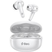 Resim Ttec Airbeat Pro Gerçek Kablosuz ANC - Gürültü Engelleme Tws Bluetooth Kulaklık Beyaz 2KM167B 
