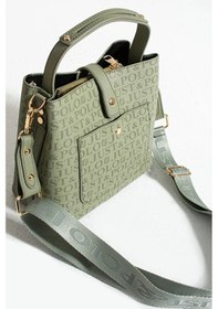 Resim Just Polo Kadın Orijinal Just Polo 4 Bölmeli Lüks El & Omuz Çantası Shoulder Bag Ebat: 25x25 Cm Yeşil 
