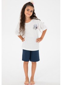 Resim U.s. Polo Assn. Kız Çocuk Beyaz Pijama Takım 50312453-vr013 Beyaz 