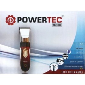 Resim Powertec TR-1200 Saç ve Sakal Kesme Makinesi 