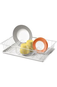 Resim Bulaşıklık Süzgeci 'germatex' Tepsili, Beyaz, Standart 