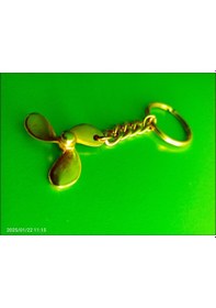 Resim Dore Gemi Motor Pervanesi Anahtarlık 