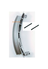 Resim Bosch Uyumlu Was20460Tr/04 Mandalı Tutamak Gri Renk , Bosch Uyumlu Kapı Mandal - 444882404 