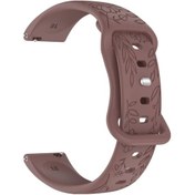 Resim Cloud011 Kadın Bilek Kayışı Brownness 18mm Garmin Venu 3s 2s Sq Vivoactive 6 5 