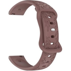 Resim Cloud011 Kadın Bilek Kayışı Brownness 18mm Garmin Venu 3s 2s Sq Vivoactive 6 5 