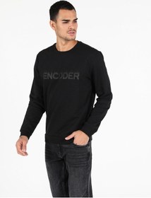 Resim Colin's Regular Fit Erkek Siyah Sweatshirt CL1049893_Q1.V2_BLK 