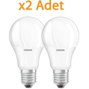 Resim Osram 10W 75W Led Ampul Beyaz 6500K E27 2 Adet 