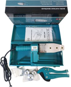 Resim haktaş Dijital Göstergeli 800 Watt PPRC Boru Kaynak Makinesi | 20-25-32 Uçlu + Makaslı Set 