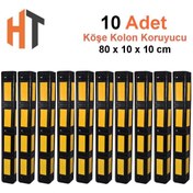 Resim Hayat Trafik Kauçuk Köşe Kolon Koruma EKO Petekli 10'lu Set 