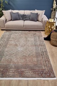 Resim Kalkara Vizon Modern Pamuk Makine Halısı 100x400 