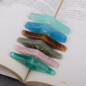 Resim 1 adet Reçine Yer İşareti Kitap Tutucu Okuma Yardımcısı Yaratıcı Başparmak Kitap Desteği 