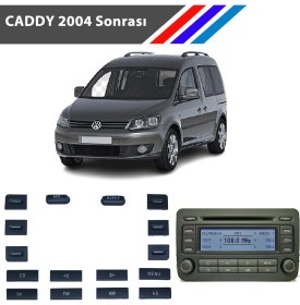 Resim Zetoto Vw Caddy Mk3 Radyo CD Çalar Tuş Takımı 16 Parçalı 2004 Sonrası 