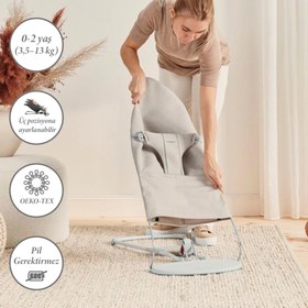 Resim BabyBjörn Ana Kucağı Cotton 3D Jersey Light Beige 