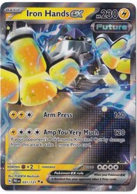 Resim Iron Hands Ex 31 - Pokemon Prismatic Evolutions - Pokemon Kartı Mint 