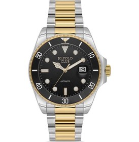 Resim Jg. Polo Club Gold Gümüş Çelik Kordon Erkek Kol Saati Ls03157m.3 Gümüş - Altın 