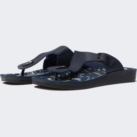 Resim Defacto Erkek Düz Taban Suni Deri Parmak Arası Terlik 