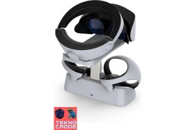 Resim Beboncool TP5-2515 Ps5 Playstation Vr2 Sanal Gerçeklik Gözlüğü Dock Psvr2 Tutucu Şarj Stand 
