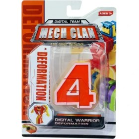 Resim Robota Dönüşen Rakam- Dört 