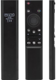 Resim Ayt Samsung Uyumlu Netflix Prime Video Tuşlu Ses Komutlu Lcd Led Tv Sihirli Kumanda 