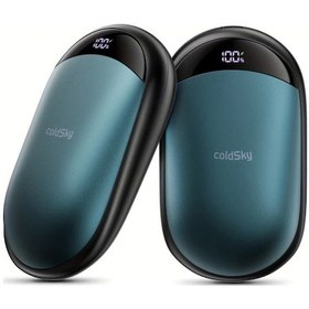 Resim Willowhaven Yeşil 4000mah Pil Hd Ekran Manyetik 16 Saat Şarjlı Çift El Isıtıcı 