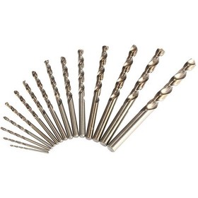 Resim Yuntech01 M35 Kobaltlu Hızlı Çelik 15'li Set: 1.5-10mm Çelik/stahl Boru, Sac/metalle İçin Sert, Sabit Saplı, Pürüzsüz Delme Aracı 