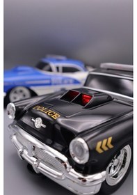 Resim Uzaktan Kumandalı 2.4g Radyo Kontrollü Kumandalı Polis Arabası Led Işıklı 1:16 Ölçekli Diğer 