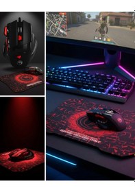 Resim Mey İthalat Ergonomik Gaming Mouse Ve Mousepad 3 Dpı Ayarlı Led Işıklı Tasarım 