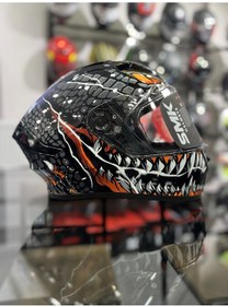 Resim Smk Stellar Taotei Kapalı Kask Turuncu 