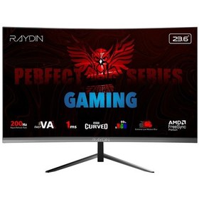 Resim Raydın Mm24rfa-200hz, 23.6&quot , 1ms, 200hz, Full Hd, Hdmı, Dp, Hoparlör, Va Led, R1650 Curved, Frameless, Freesync Gaming Monitör 