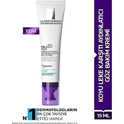 La Roche Posay Yeni Mela B3 Koyu Leke Karşıtı Göz Kremi 15ml | Kozmeko.com Fiyatı ve Özelliklerı - Badem
