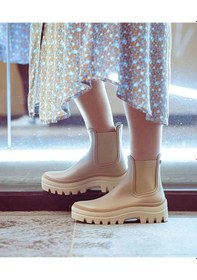 Resim Igor W10279 Soul Bej&siyah Kadın Yağmur Botu Bej Bej 