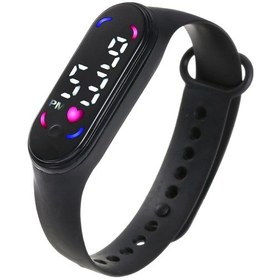 Resim Liangmei Moda Su Geçirmez Kadın Saatler Çocuklar Kızlar İçin Siyah 