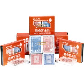 Resim Sedef Okey Plastik Oyun Kağıdı Royal ( 2'li set ) 