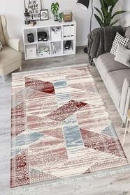 Resim Patchwork Westa Kaymaz Tabanlı Yıkanabilir Antibakteriyel Dijital Baskı Patchwork Halı Kilim, PW-8058A-WST-100X500 