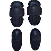 Resim 3 farklı stil dizlik ve dirseklikleri, dış giyim için yuva pedleri, hızlı takılabilen taktik iç pedler 