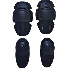 Resim 3 farklı stil dizlik ve dirseklikleri, dış giyim için yuva pedleri, hızlı takılabilen taktik iç pedler 