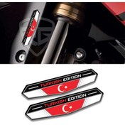 Resim Redline Grafik 3d Motosiklet Çıkartma Etiket Sticker Turkish Edition 
